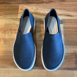 Crocs Navy Citilane Roka Slip On Sneakers